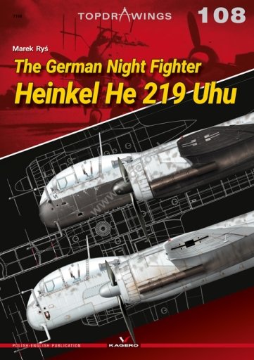Kagero 7108 Le chasseur de nuit allemand Heinkel He 219 Uhu EN/PL