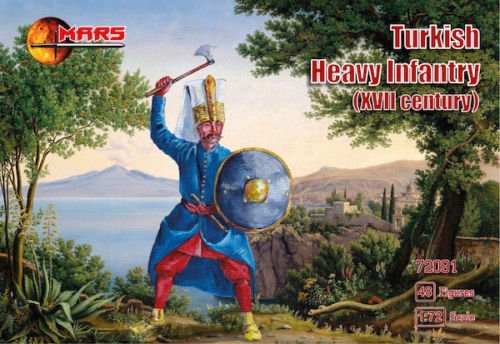Mars 72091 Infanterie lourde turque XVIIe siècle (1/72)