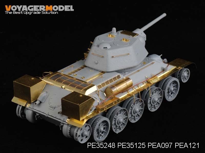 Maquette Voyager PE35248 Char russe T-34/76 Mod.1943 de la Seconde Guerre mondiale (pour kit DRAGON) 1/35 – image 6