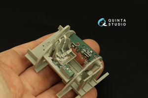 Intérieur coloré imprimé en 3D sur papier décalcomanie pour F4F-4 Wildcat (Trumpeter) de Quinta Studio QD32185, échelle 1/32 – Bild 8