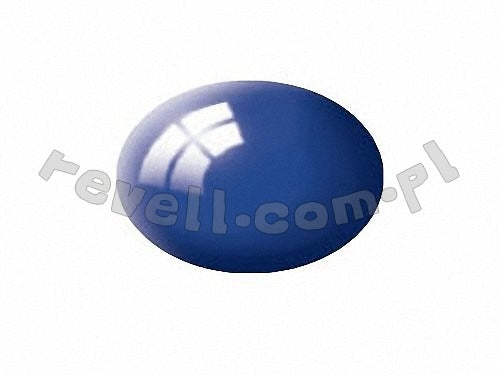 Revell 36151 Bleu outremer brillant RAL 5002 Aqua Color 18 ml
