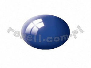 Revell 36151 Bleu outremer brillant RAL 5002 Aqua Color 18 ml
