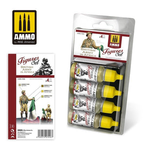 Munitions pour Mig Jimenez 7046, armée britannique en Afrique, 4 x 17 ml