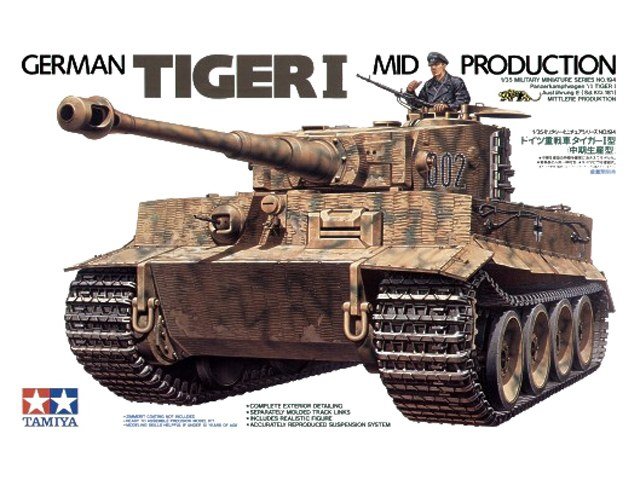 Tamiya 35194 Tiger I allemand de production moyenne (1/35)