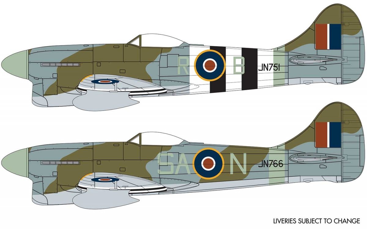 Airfix 02109 Hawker Tempest Mk.V 1/72  – immagine 3