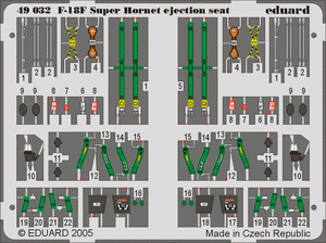 Siège éjectable Eduard 49032 F/ A-18F au 1/48 Hasegawa