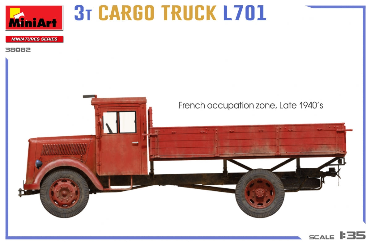 Camion cargo MiniArt 38082 3T L701 1/35 – imagen 4