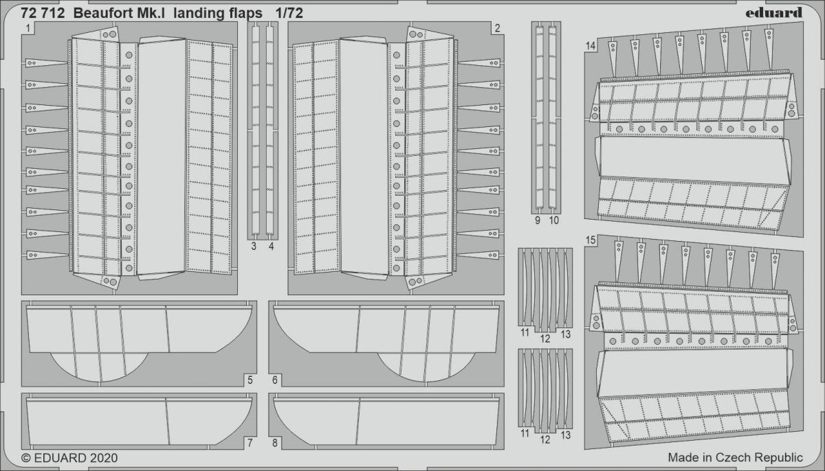 Maquette Eduard BIG72163 Beaufort Mk.I pour AIRFIX au 1/72 – immagine 3