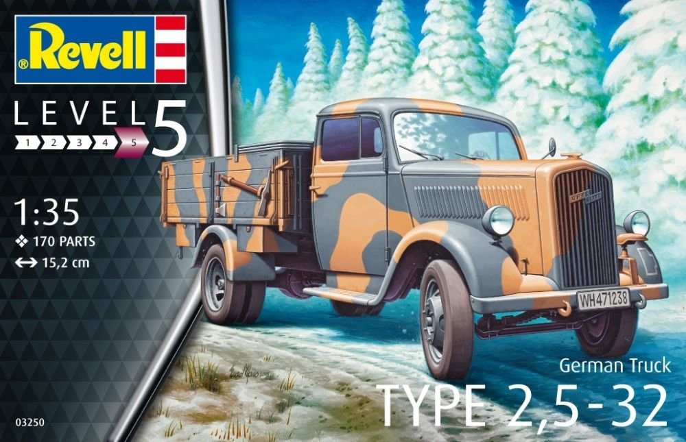 Revell 03250 Camion allemand TYPE 2.5-32 (1/35)