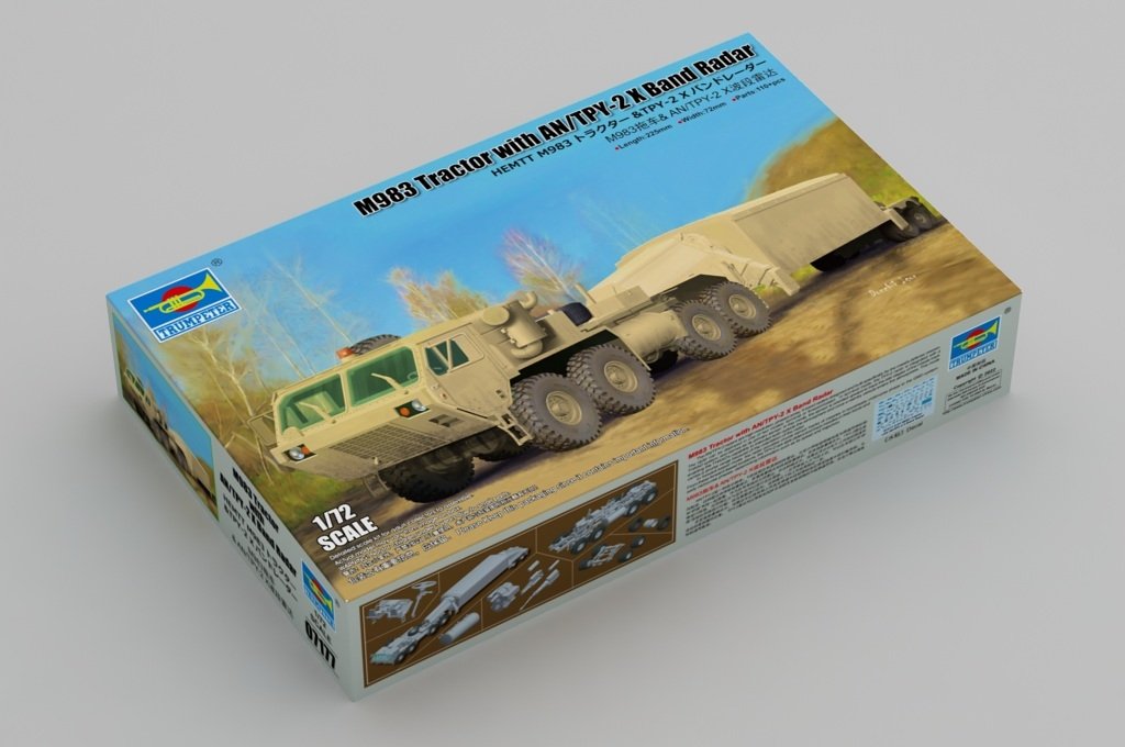 Tracteur Trumpeter 07177 M983 et radar bande X AN/TPY-2, échelle 1/72 – Bild 2