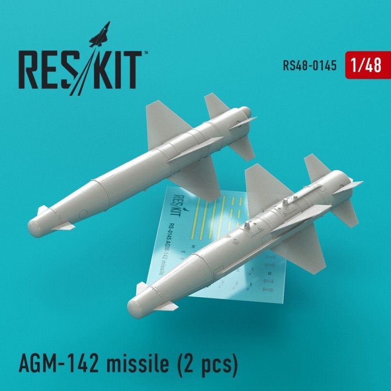 RESKIT RS48-0145 Missile AGM-142 (2 pièces) 1/48