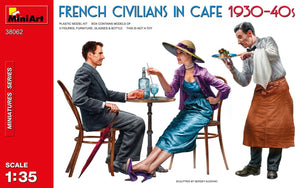 MiniArt 38062 CIVILS FRANÇAIS DANS UN CAFÉ ANNÉES 1930-40 1/35