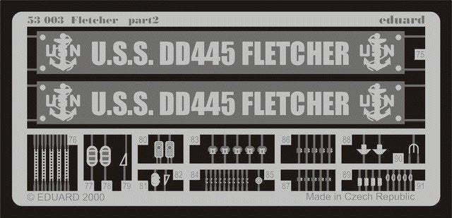 Eduard 53003 Fletcher 1/350 Tamiya