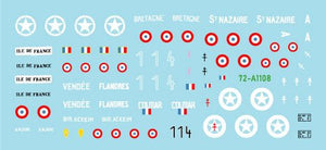 Star Decals 72-A1108 FFI #1 Chars allemands capturés. Résistance française - Forces Françaises de l&amp;#39;Intérieur 1/72 – image 3