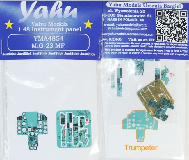 Yahu YMA4854 MiG-23MF (Trompettiste) 1/48