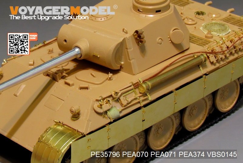 Maquette Voyager PEA374 Schürzen A/D allemand Panther de la Seconde Guerre mondiale pour TAMIYA au 1/35 – image 2