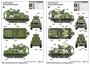 Trumpeter 09502 BTM-3 Véhicule de creusement de tranchées à grande vitesse 1/35 – immagine 2