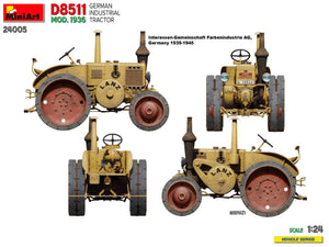 MiniArt 24005 TRACTEUR INDUSTRIEL ALLEMAND D8511 MOD. 1936 1/24 – Bild 5