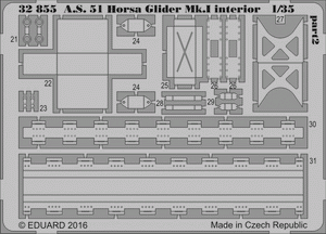 Eduard 32855 AS 51 Horsa Glider Mk. et intérieur 1/35 BRONCO