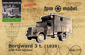 Maquette FPW TDW011 Triumph des Willens - Borgward 3t (1939) avec cuisine de campagne 1/72