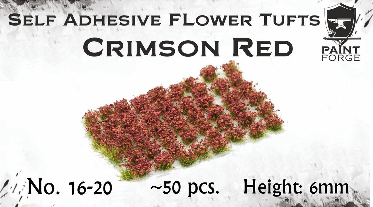 Paint Forge PFFL2616 Fleurs rouge cramoisi 6 mm