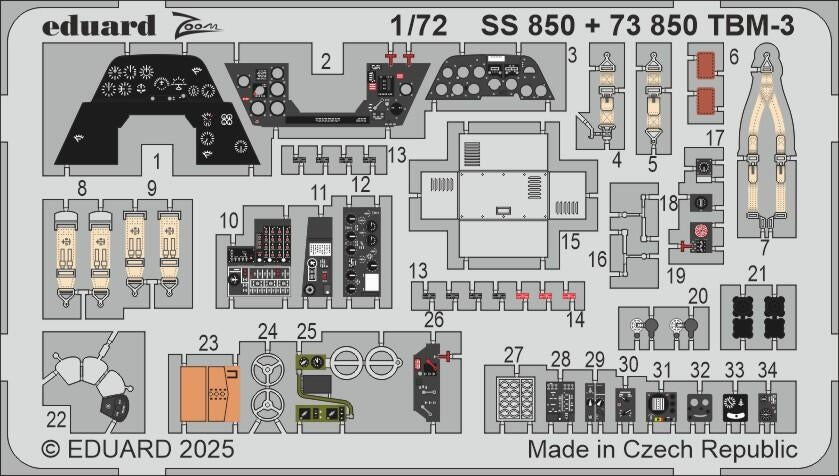 Eduard 73850 TBM-3 HOBBY BOSS 1/72 – image 2