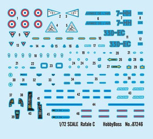 Hobby Boss 87246 Avion de chasse à réaction français Rafale C (1/72) – image 10