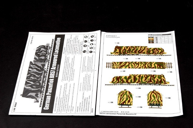 Trumpeter 00219 Locomotive blindée allemande Panzerlok BR57 (1/35)  – Bild 2