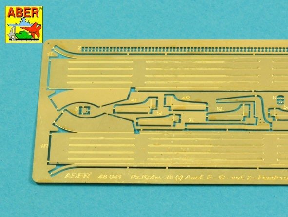 Aber 48041 Pz.Kpfw..38 (t) Ausf. Char allemand E/F/G Pz.38 (t) pt.2-ailes 1/48 – imagen 2