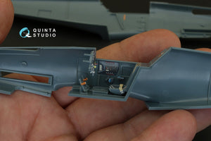 Intérieur imprimé en 3D et coloré sur papier décalcomanie Quinta Studio QD48083 Bf 109F-2/F-4 (pour kit Eduard) 1/48 – image 11