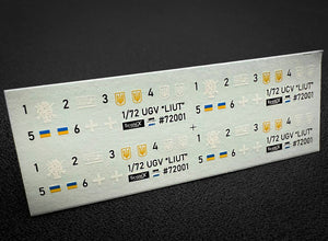 ScaleX VG 72001 UGV "LIUT" PKT 4 per kit 1/72