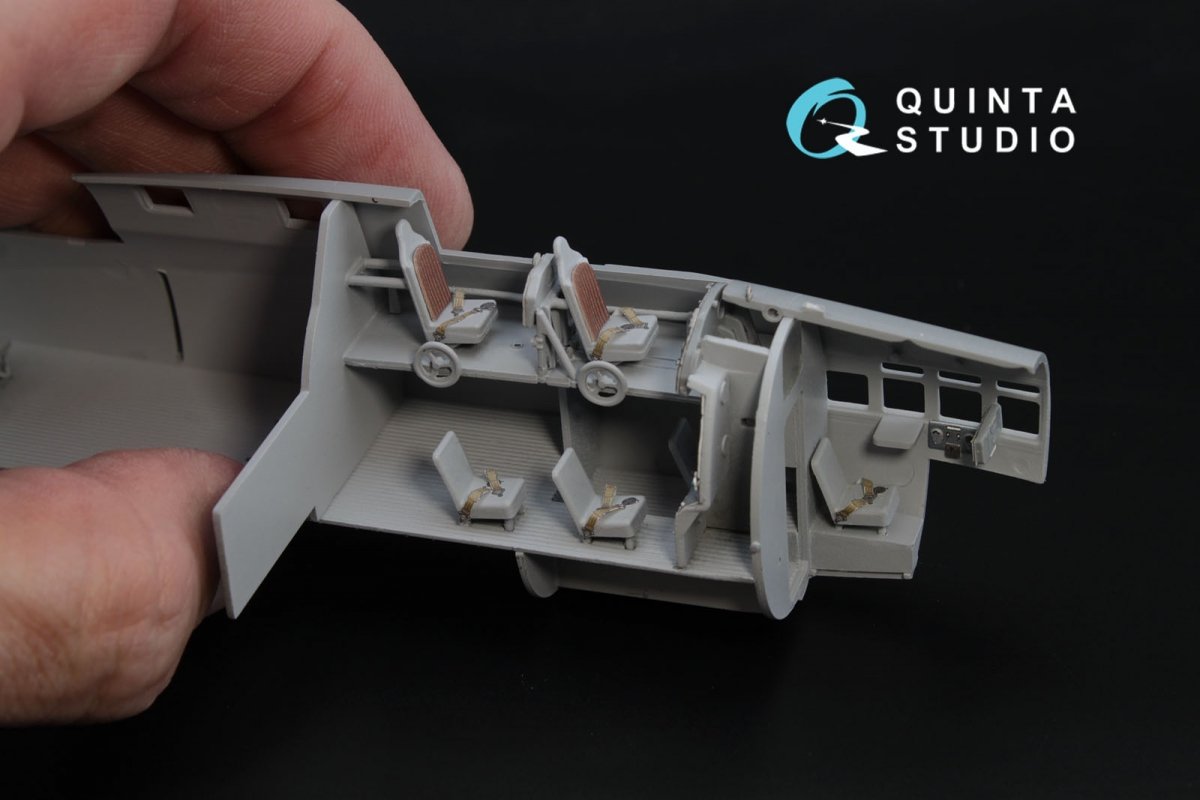 Quinta Studio QD72005 Pe-8/TB-7 3D-Printed &amp;amp; coloured Interior on decal paper for Zvezda 1/72 – zdjęcie 6