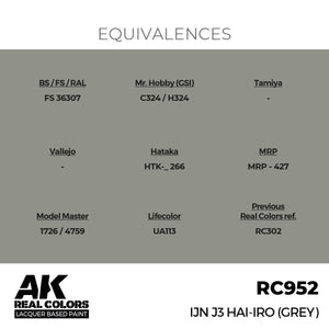 AK Interactive RC952 IJN J3 Hai-Iro (Gris) 17 ml  – image 2