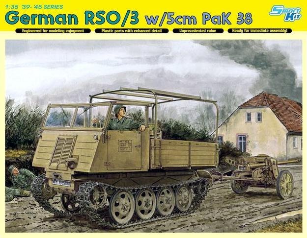 Dragon 6684 German RSO/3 w/5cm PaK 38 1/35