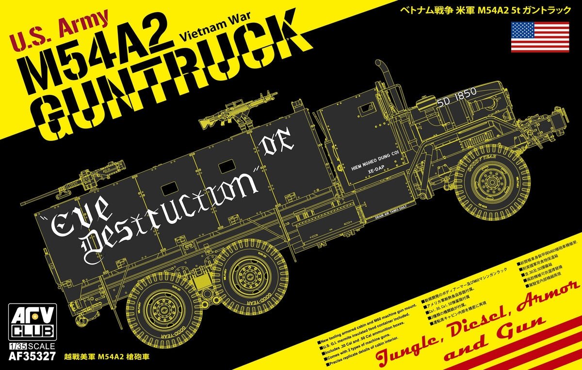 AFV Club 35327 Camion canonnier M54A2 de 5 tonnes Eve of Destruction 1/35