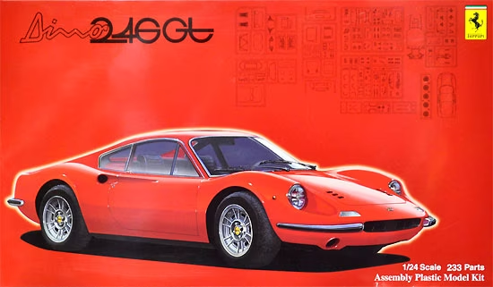 Fujimi 126524 Ferrari Dino 246GT Type début/fin 1/24