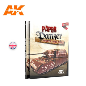 AK Interactive AK246 PAPER PANZER : PROTOTYPES ET CHARS D&amp;#39;ASSAUT (ANGLAIS)