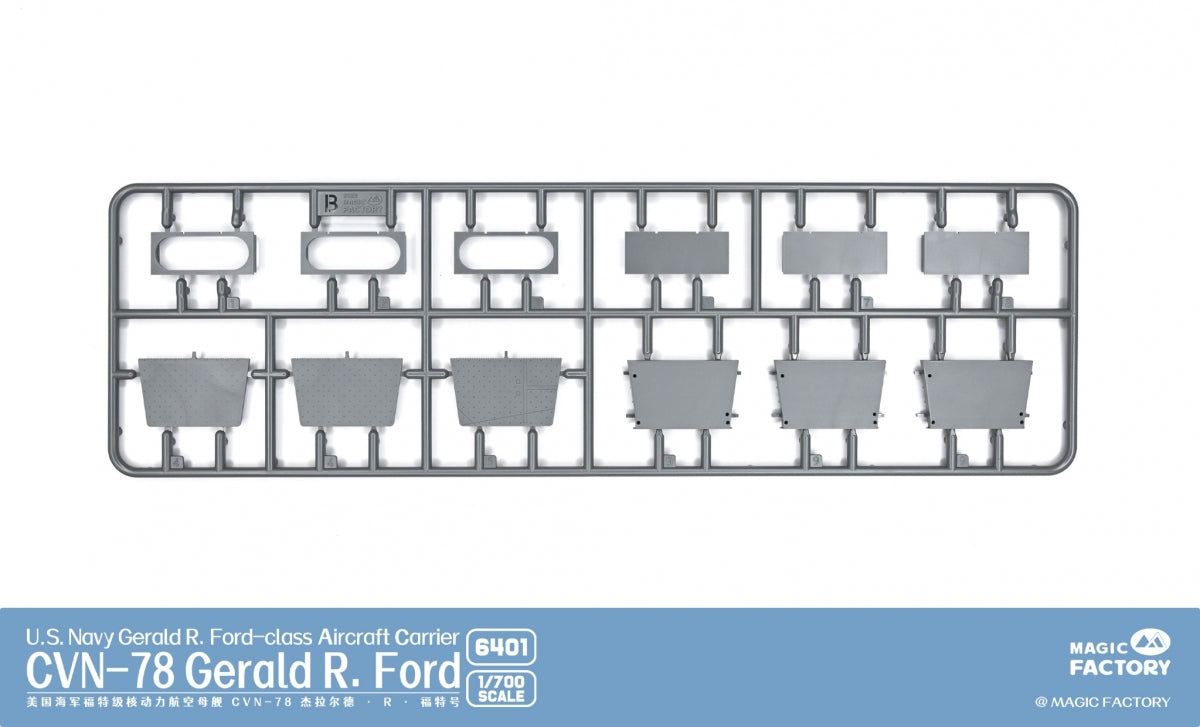 Magic Factory 6401 USS Gerald R. Ford (CVN-78) - Porte-avions de classe Gerald R. Ford de l&amp;#39;US Navy, échelle 1/700 – immagine 7