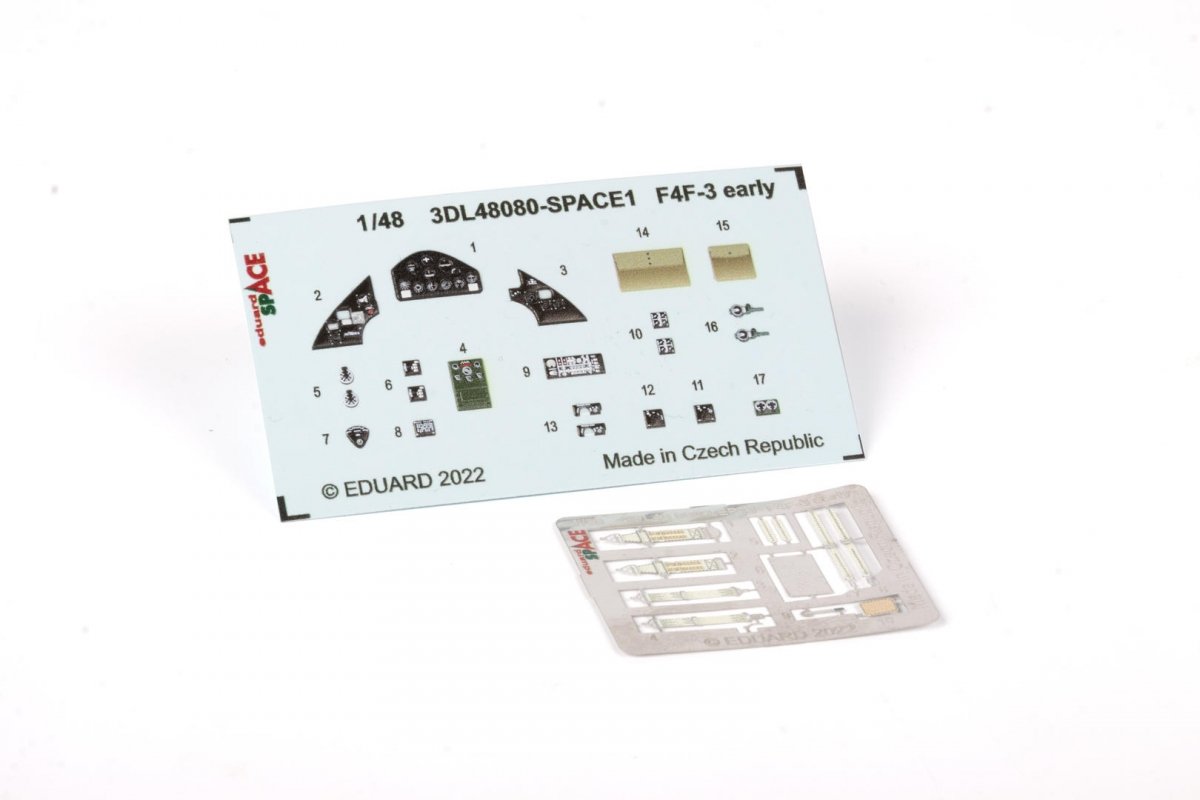 Eduard 3DL48080 F4F-3 Early Space EDUARD 1/48