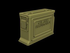Panzer Art RE35-393 Boîtes de munitions américaines pour munitions de calibre .3 (motif métallique) 1/35 – immagine 4