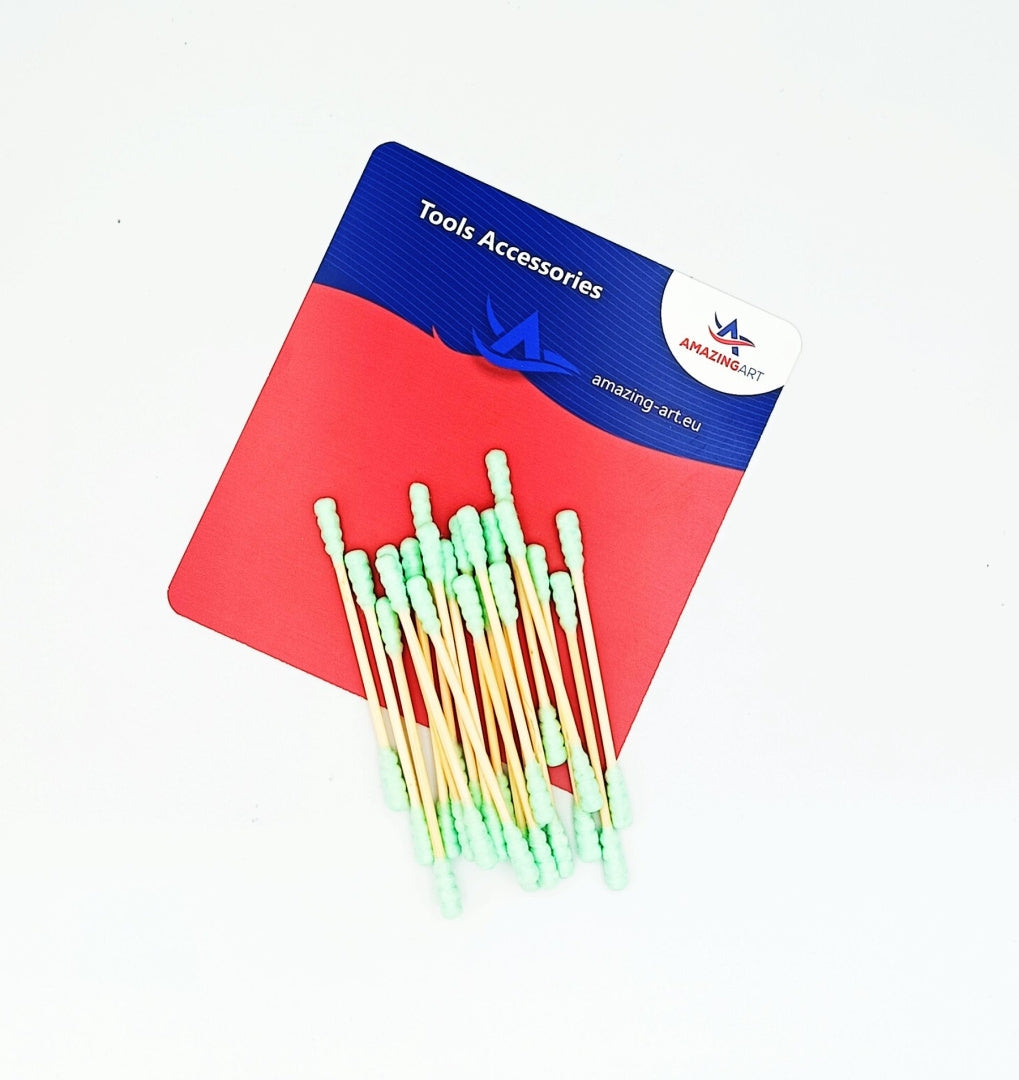 Superbe lot de 100 cotons-tiges ronds 40511