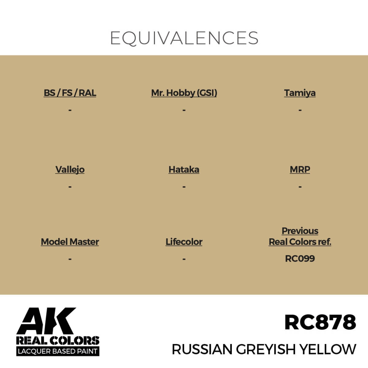 AK Interactive RC878 Jaune grisâtre russe 17 ml – image 3