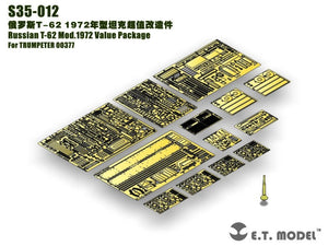 ET Model S35-012 T-62 russe Mod.1972, coffret avantageux pour TRUMPETER 00377 1/35 – immagine 13