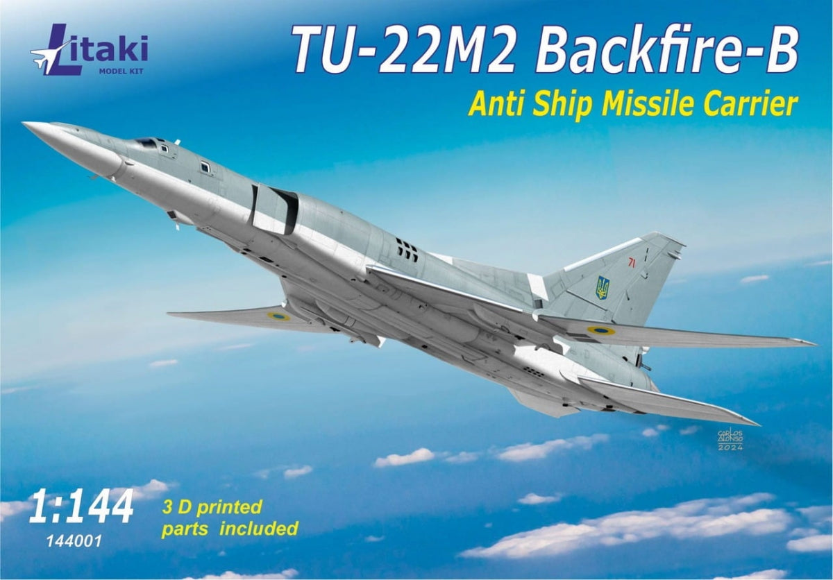 Litaki 144001 Tu-22M2 Backfire-B Porte-missiles antinavire 1/144