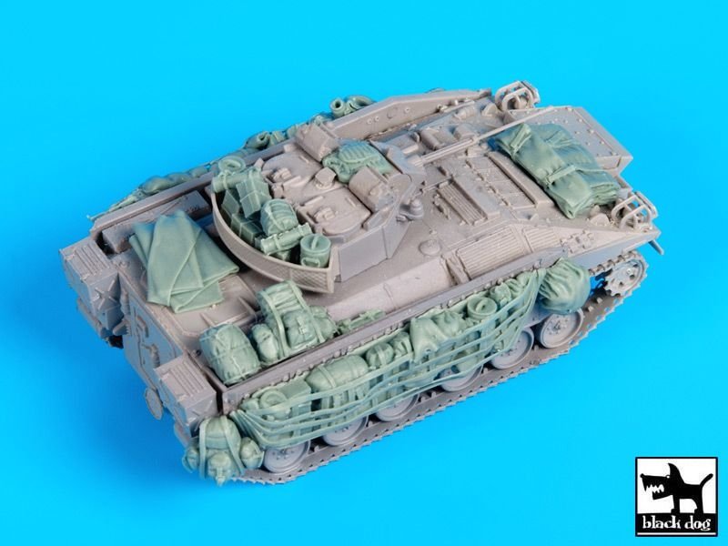 Ensemble d&amp;#39;accessoires Black Dog T72100 British Warrior pour maquette Trumpeter au 1/72