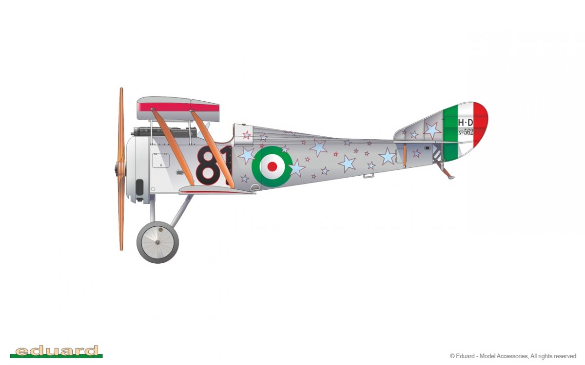 Eduard 11139 IL Magnifico Hanriot HD.I en service italien, édition limitée 1/48 – image 3