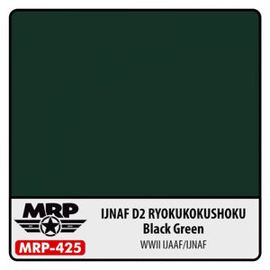 Peinture MR. Paint MRP-425 IJNAF D2 Ryokukokushoku (Noir Vert) 30 ml