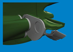 Kit de mise à niveau des radiateurs Eduard 6481097 P-40E - Impression EDUARD 1/48 – image 3