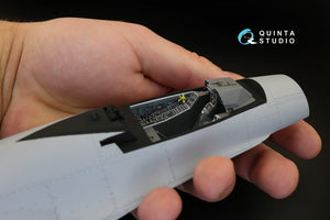 Intérieur imprimé en 3D et coloré sur papier décalcomanie Quinta Studio QD32021 F-16C (pour maquette Academy) 1/32 – image 9