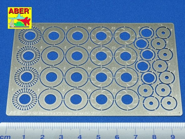 Disques de frein rainurés standard Aber 24023, diamètre 13 mm (1/24&amp;quot;) – image 2